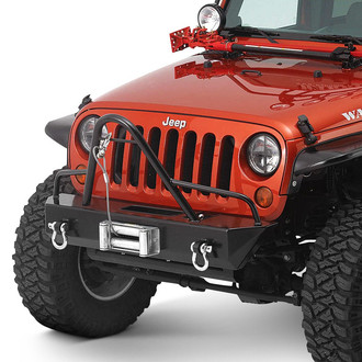 Warrior® - Stubby Front HD Winch Bumper with Stinger