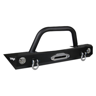 Warrior® - Mid Width Front HD Winch Bumper with Hoop