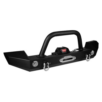 Warrior® - Full Width Front HD Winch Bumper with Hoop