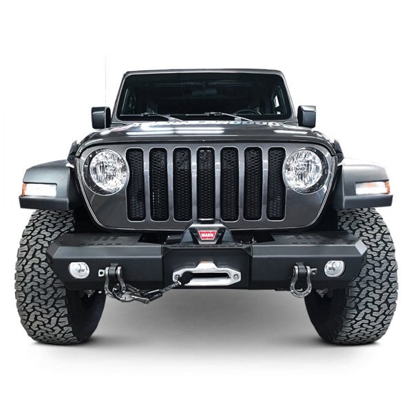 Warrior® - MOD Series Mid Width Front HD Black Bumper