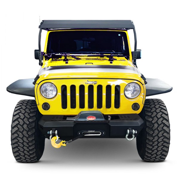 Warrior® - MOD Series Stubby Front HD Black Powder Coated Bumper