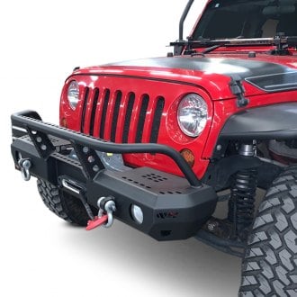 2007 Jeep Wrangler Off-Road Steel Front Bumpers — CARiD.com