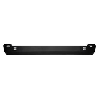 Warrior® - Full Width Black Powder Coated Rear HD Bumper