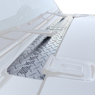 Warrior® - Polished Center Hood Cowling Cover with Nozzle