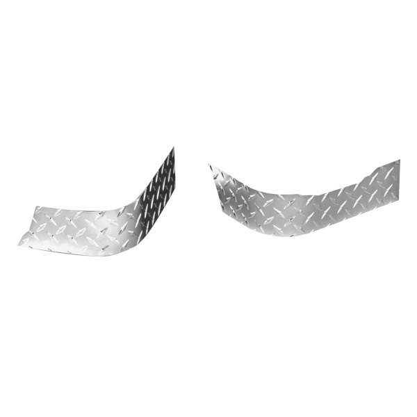 Warrior® - Diamond Plate Aluminum Rear Short Corners