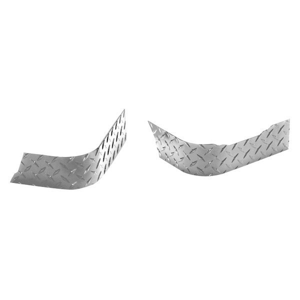 Warrior® - Diamond Plate Aluminum Rear Short Corners