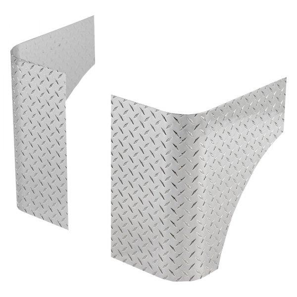 Warrior® - Diamond Plate Aluminum Rear Corners