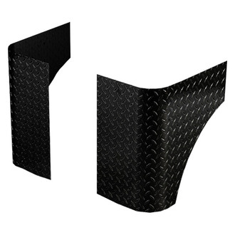 Warrior® - Black Diamond Plate Rear Corners