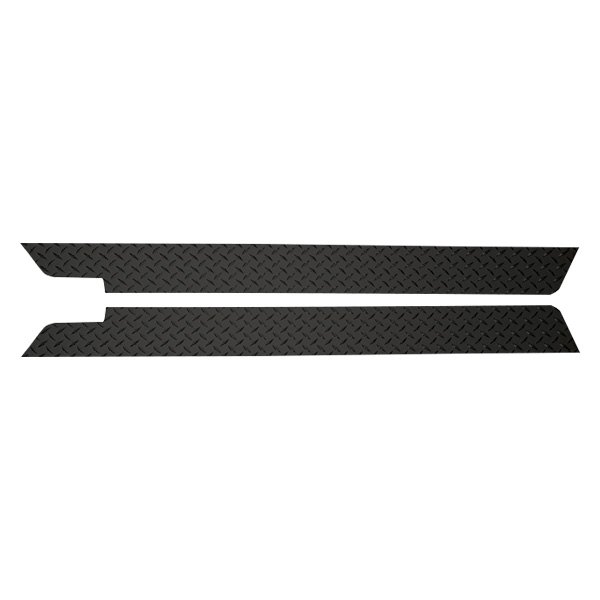 Warrior® - Black Diamond Plate Side Plates with Front Cut Out and Lip