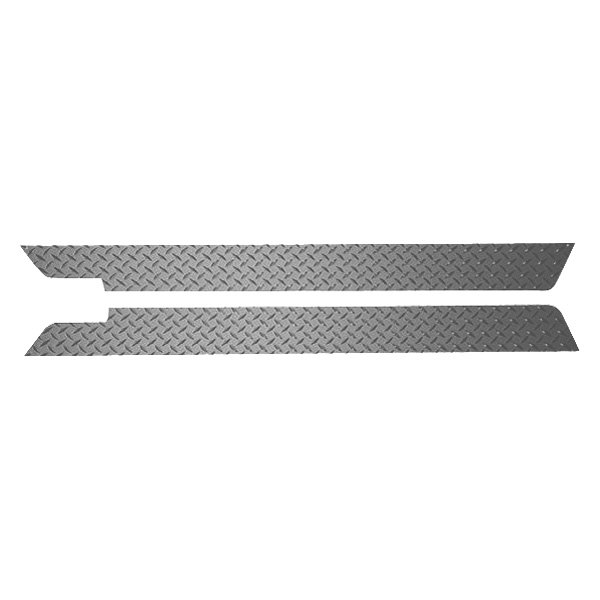 Warrior® - Diamond Plate Side Plates with Front Cut Out and Lip