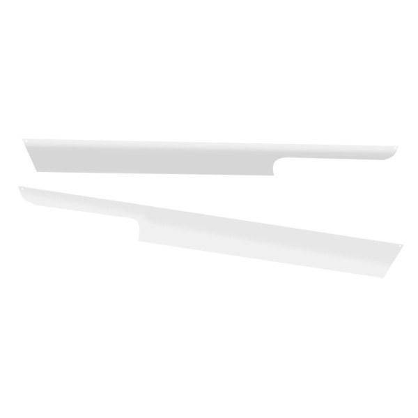 Warrior® - Polished Aluminum Side Plates with Front Cut Out and Lip