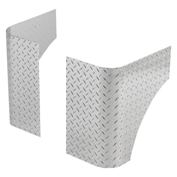 Warrior® - Diamond Plate Aluminum Rear Corners