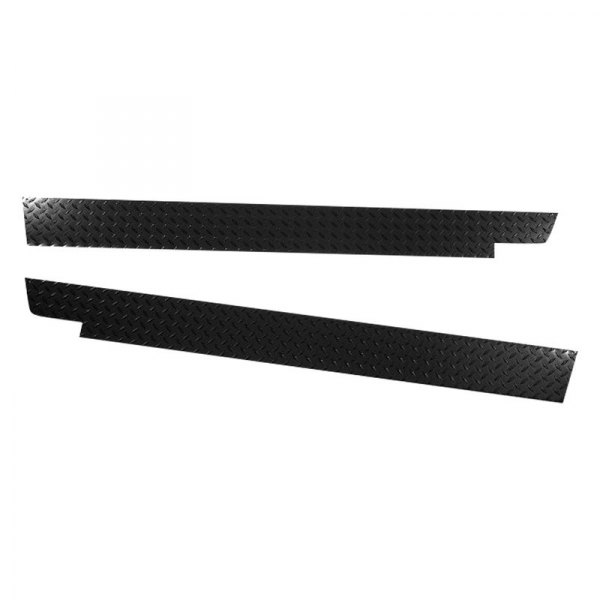 Warrior® - Black Diamond Plate Side Plates with Front Cut Out and Lip