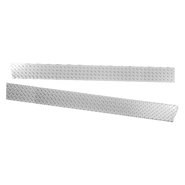 Warrior® - Diamond Plate Aluminum Side Plates with Lip