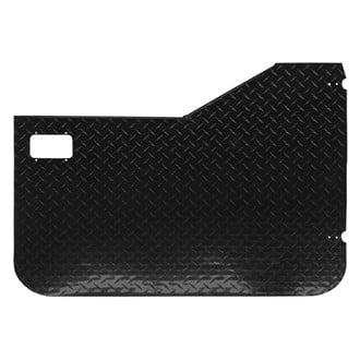 Warrior® - Black Diamond Plate Half Doors