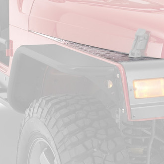 Warrior® - Diamond Plate Front Fender Covers