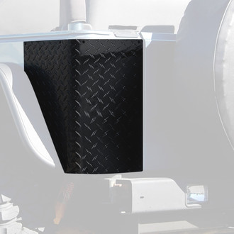 Warrior® - Black Diamond Plate Rear Corners