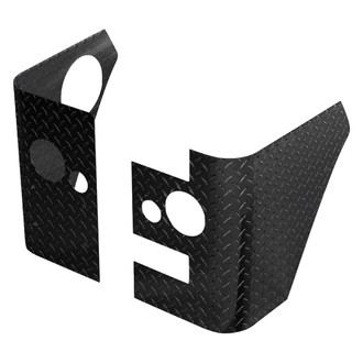 Warrior® - Black Diamond Plate Rear Corners with Holes