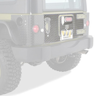 Warrior® - Diamond Plate Inner Tailgate Cover