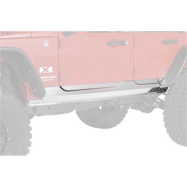 Warrior® - Diamond Plate Side Plates with Front Cut Out