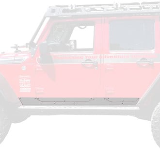 Warrior® - Polished Side Plates with Front Cut Out and 5" Lower Factory Door Plates