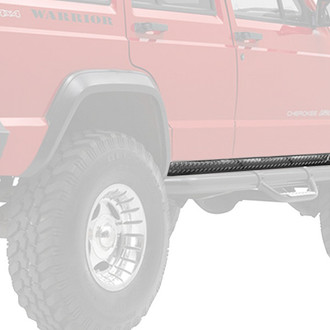 Warrior® - Black Diamond Plate Under Doors Side Plates