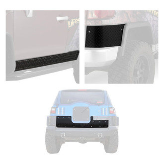 Warrior® - 3-Pc Chrome Rocker Panel Kit