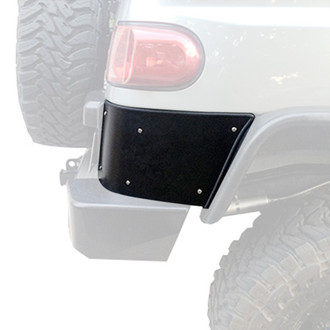 Warrior® - Smooth Black Rear Corners