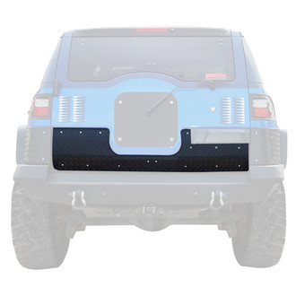 Warrior® - Smooth Black Lower Tailgate Cover