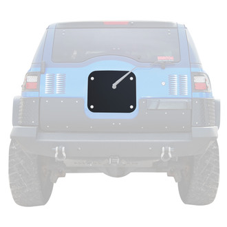 Warrior® - Smooth Black Center Tailgate Cover