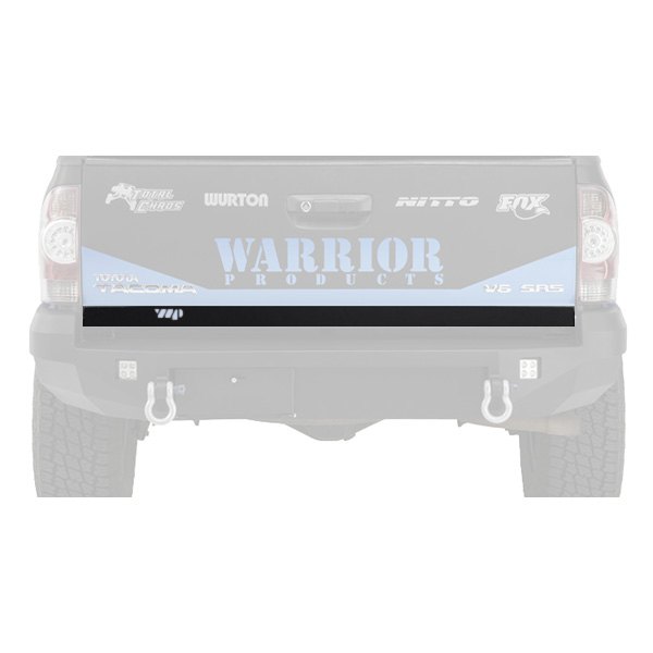 Warrior® - Smooth Black Steel Lower Tailgate Cover