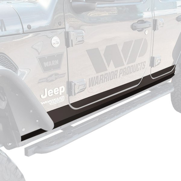 Warrior® - Smooth Black Steel Side Plates