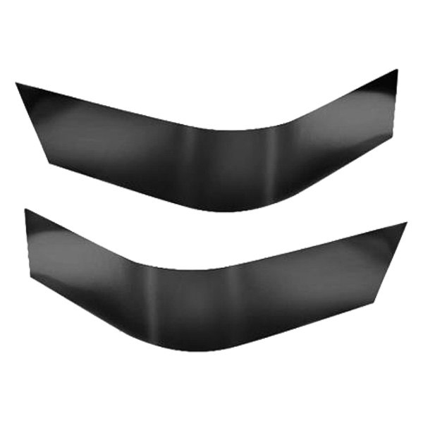 Warrior® - Smooth Black Steel Rear Short Corners