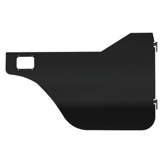 Warrior® - Smooth Black Half Doors with Rotary Style Paddle