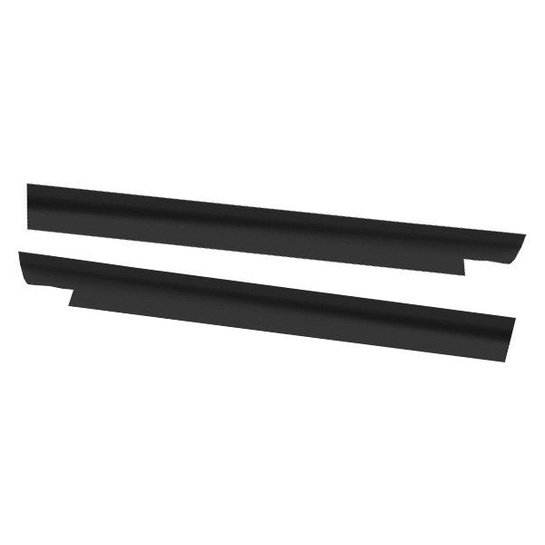 Warrior® - Smooth Black Steel Side Plates with Front Cut Out and Lip