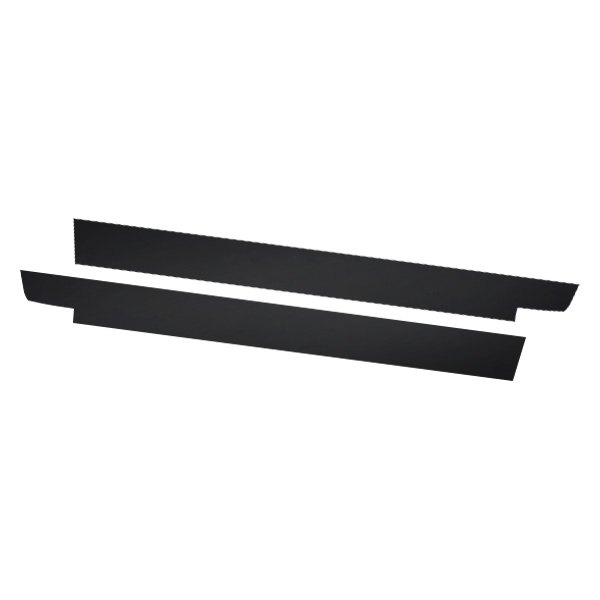 Warrior® - Smooth Black Steel Side Plates with Front Cut Out