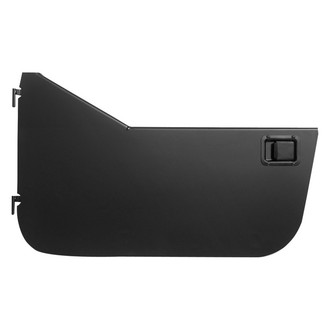 Warrior® - Smooth Black Front Half Doors with Rotary Style Paddle