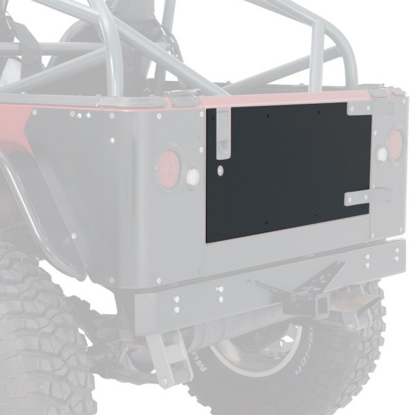 Warrior® - Smooth Black Steel Tailgate Cover