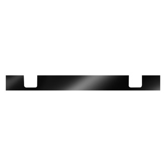 Warrior® - Smooth Black Steel Rear Back Plate