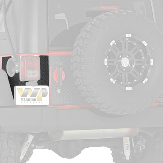 Warrior® - Smooth Black Rear Corners with Holes