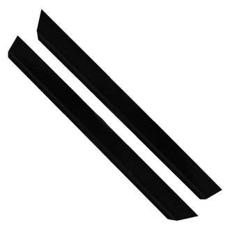 Warrior® - Smooth Black Side Plates with Lip