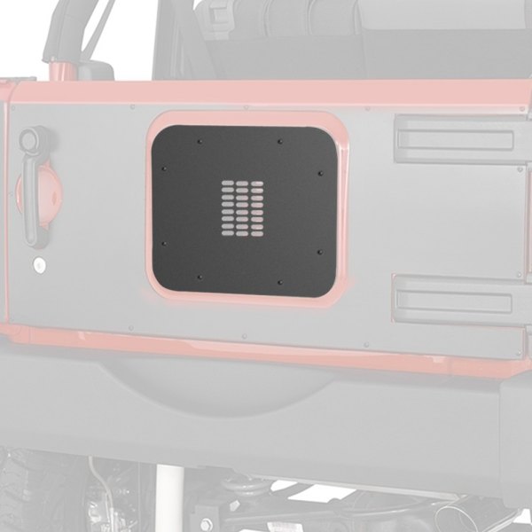 Warrior® - Smooth Black Steel Inner Tailgate Cover