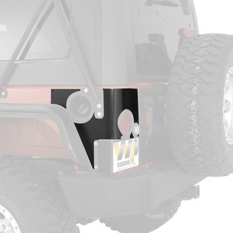 Warrior® - Smooth Black Rear Corners