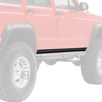 Warrior® - Smooth Black Under Doors Side Plates