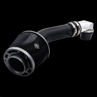 Weapon-R® - Stealth Secret Weapon Aluminum Flat Black Short Ram Air Intake System with Black Filter