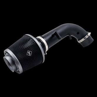 Weapon-R® - Stealth Secret Weapon Aluminum Flat Black Short Ram Air Intake System with Black Filter