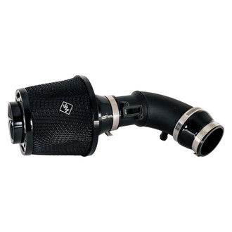 Weapon-R® - Stealth Secret Weapon Aluminum Flat Black Short Ram Air Intake System with Black Filter