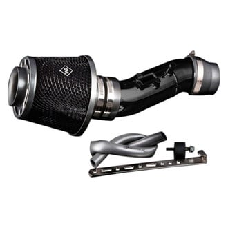 Weapon-R® - Stealth Secret Weapon Aluminum Flat Black Short Ram Air Intake System with Black Filter