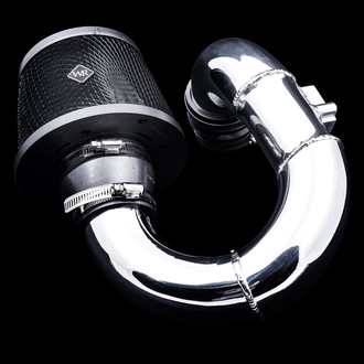 Weapon-R® - Secret Weapon Aluminum Polished Short Ram Air Intake System with Black Filter