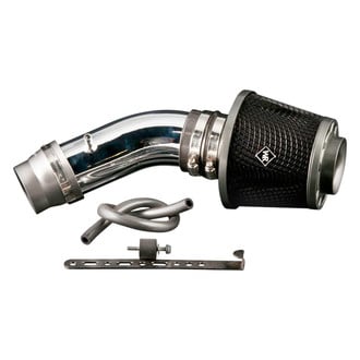 Weapon-R® - Secret Weapon Aluminum Polished Short Ram Air Intake System with Black Filter